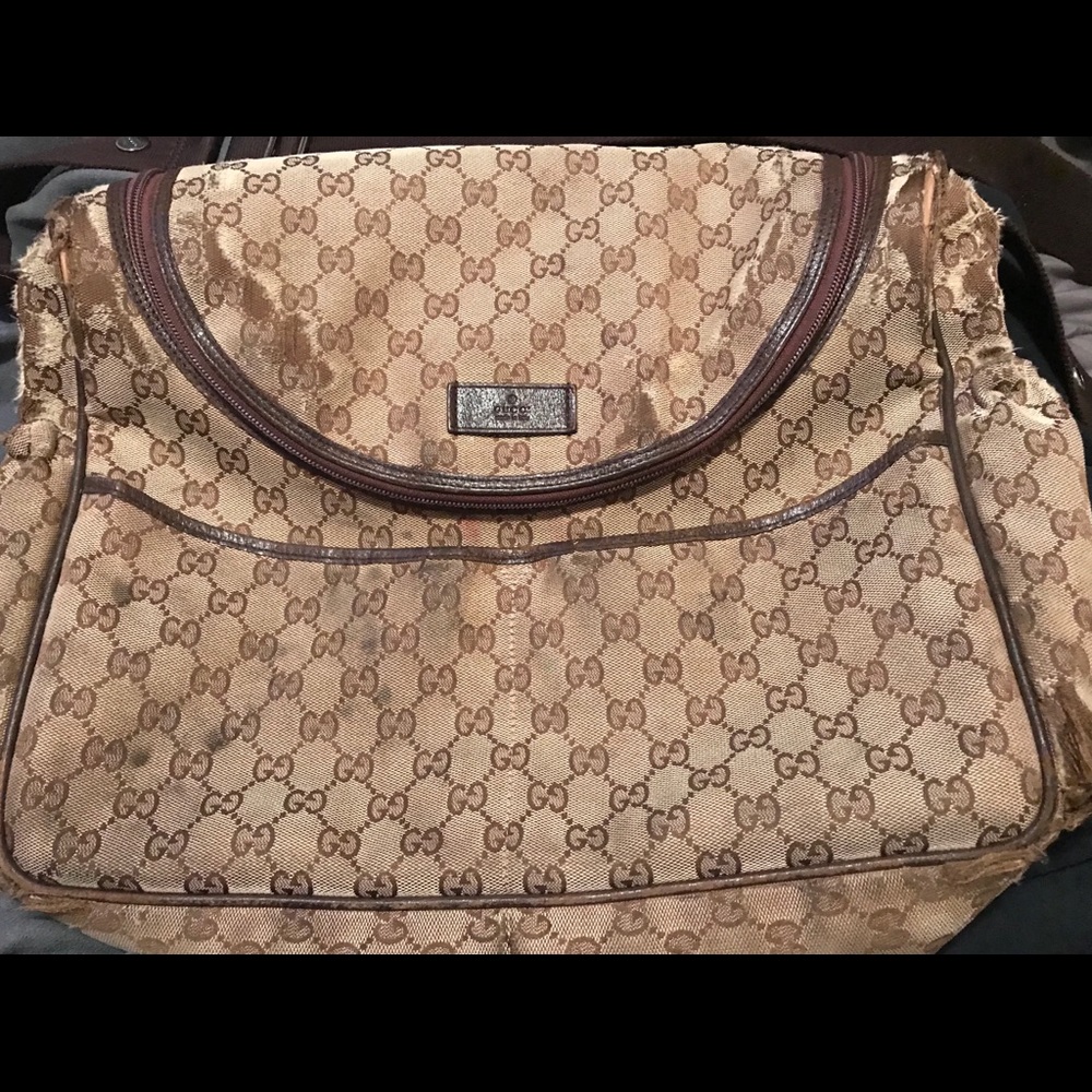 Gucci diaper bag